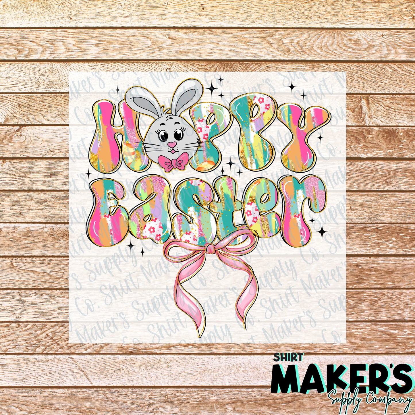 Happy Easter DTF or Sublimation Transfer