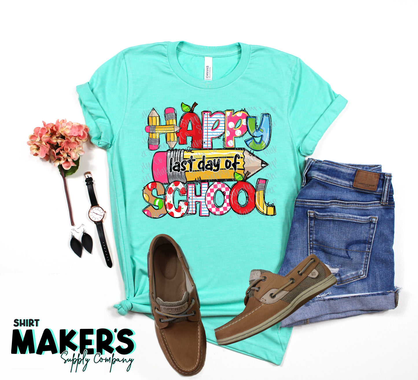 Happy Last day of School DTF or Sublimation Transfer