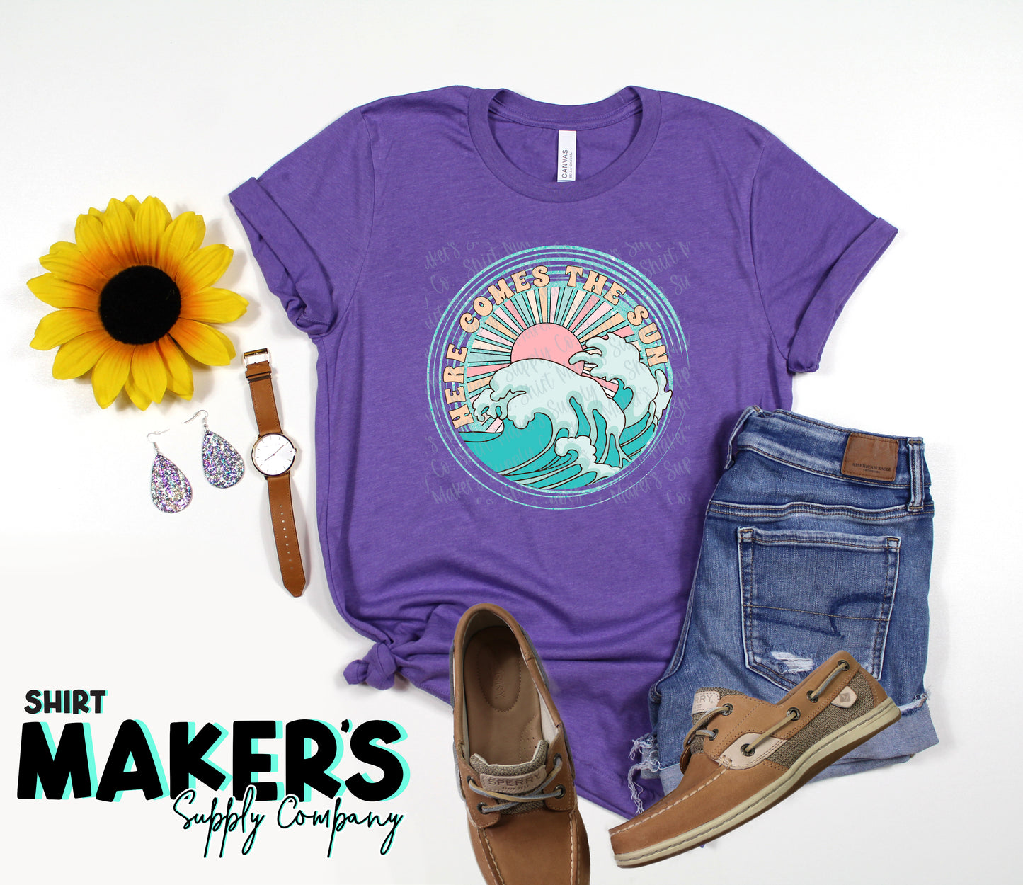 Here Comes the Sun DTF or Sublimation Transfer