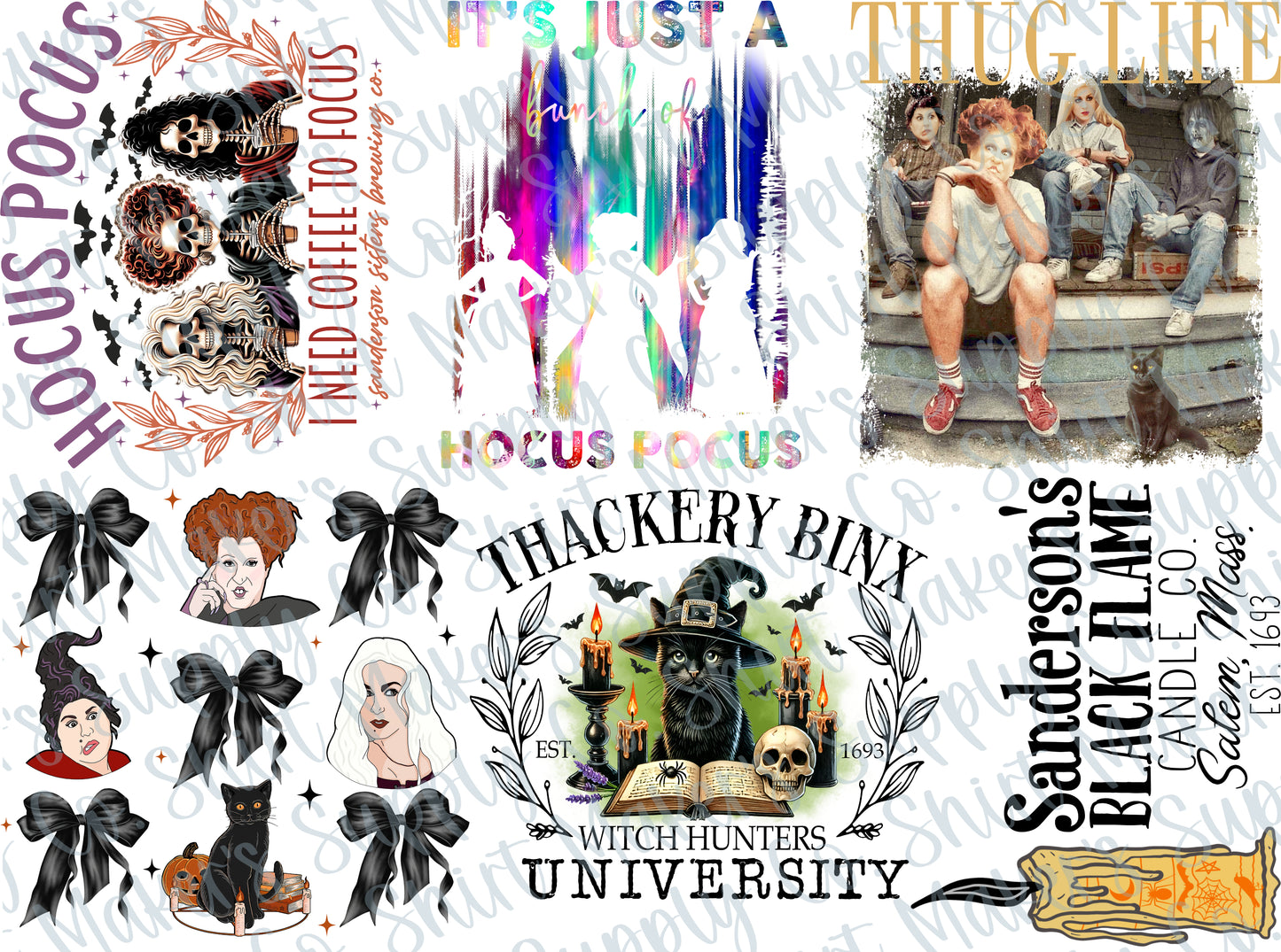 Hocus Pocus DTF Gang Sheet