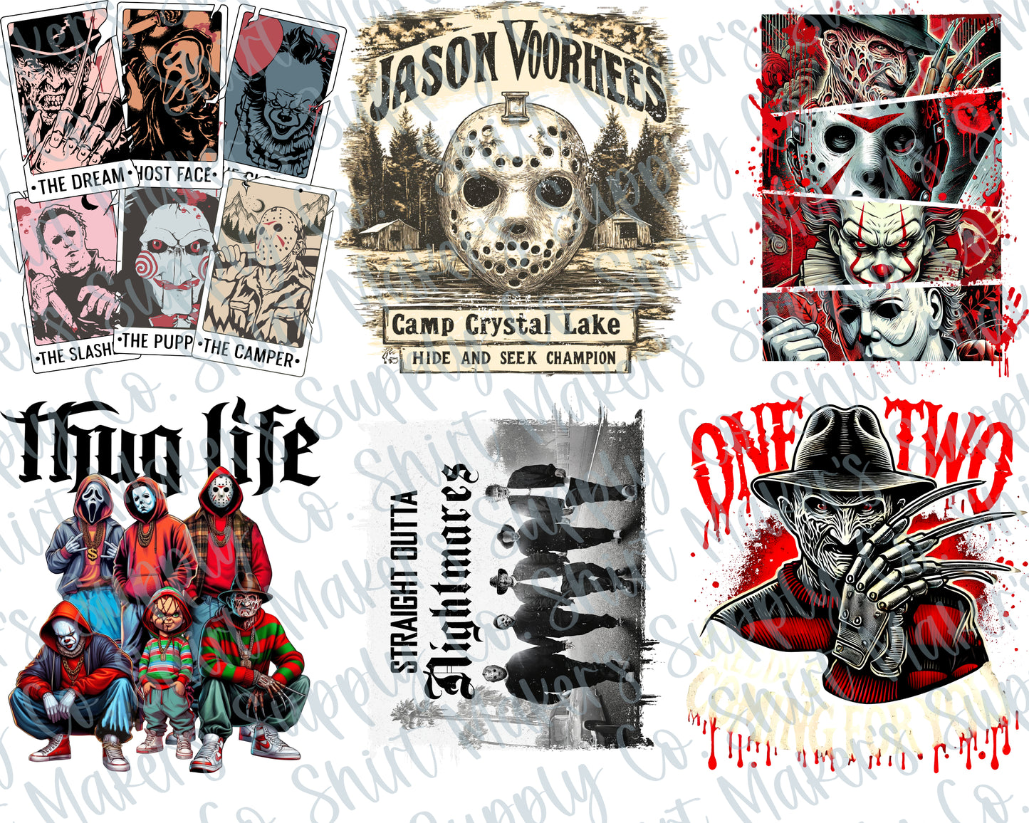 Horror #2 DTF Gang Sheet
