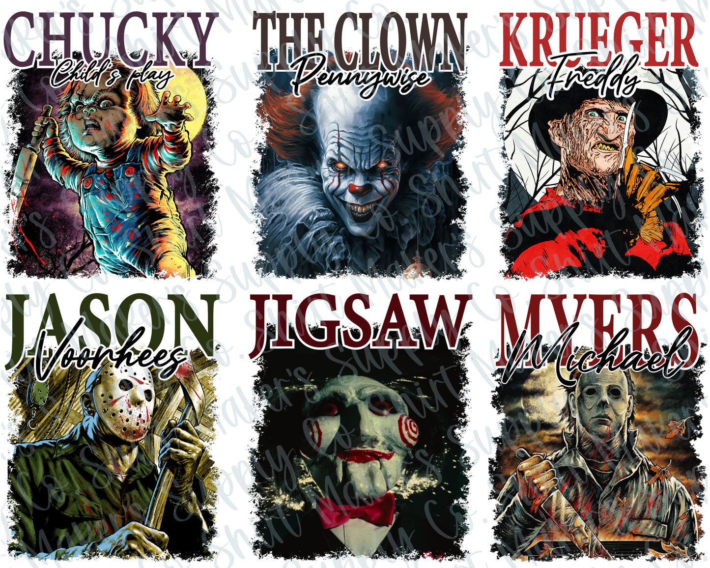 Horror #3 DTF Gang Sheet