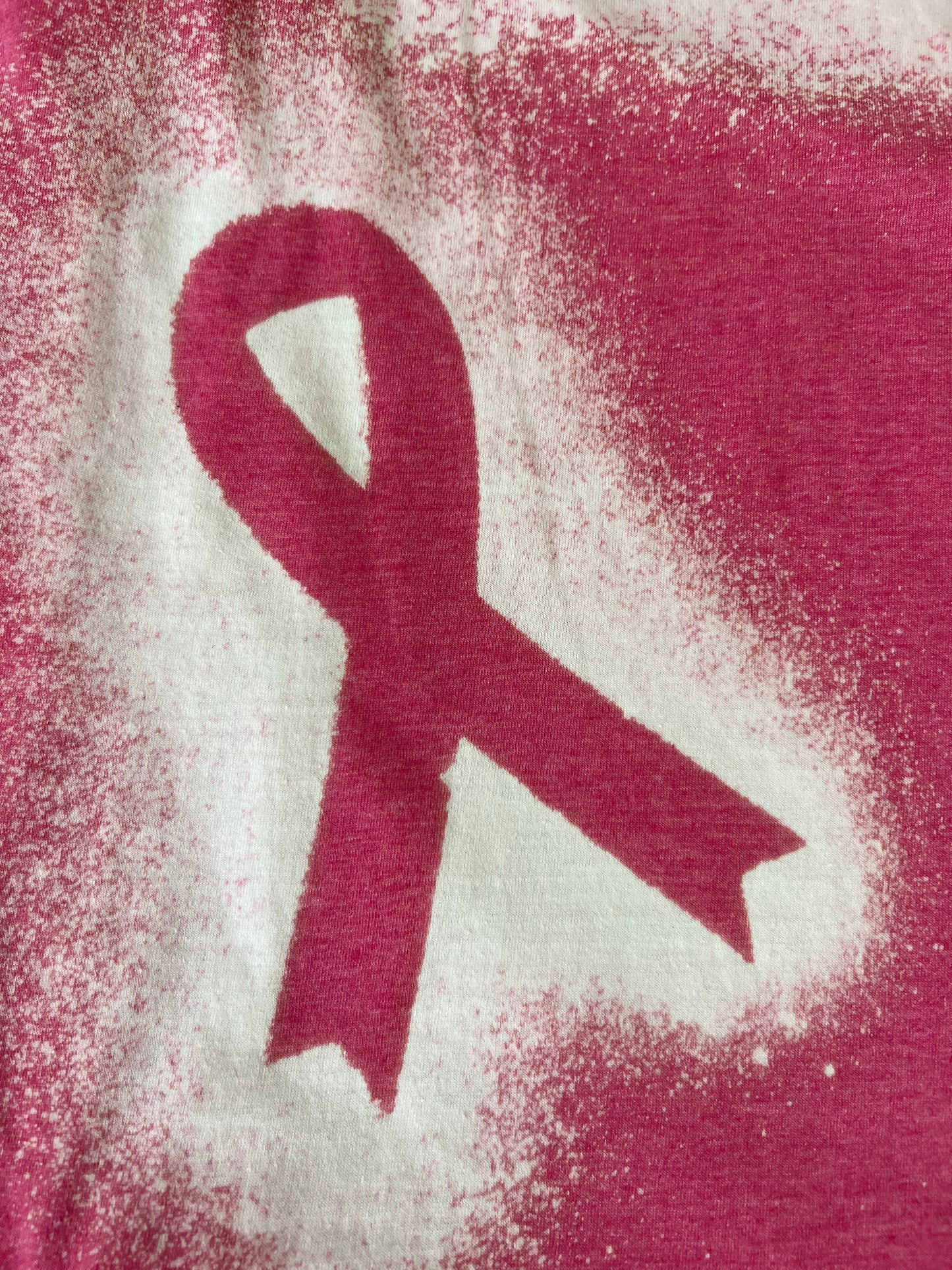 Cancer Ribbon 9" Bleach Stencil