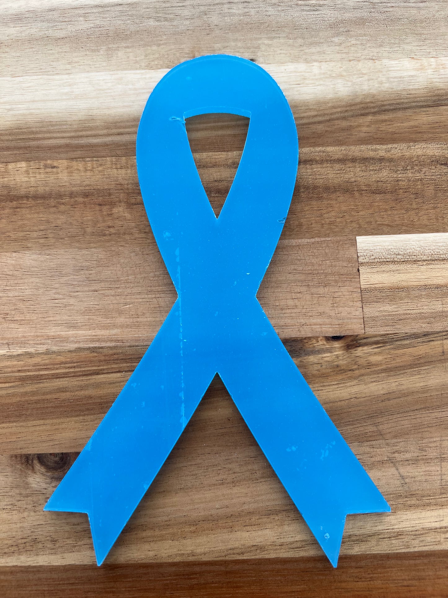 Cancer Ribbon 9" Bleach Stencil