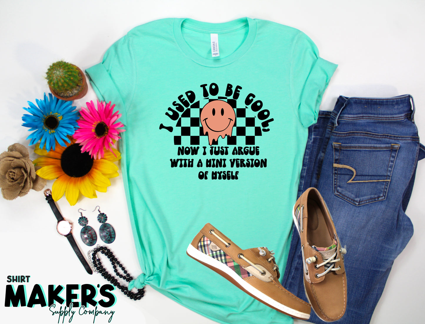 I Used to be Cool Mom Screen Print Transfer