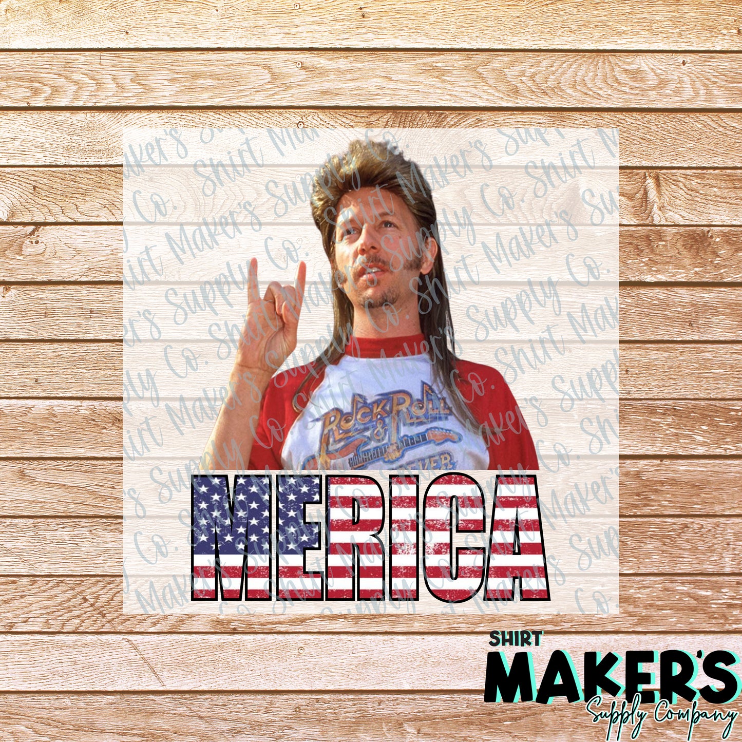 Joe America 4th of July Fireworks DTF or Sublimation Transfer