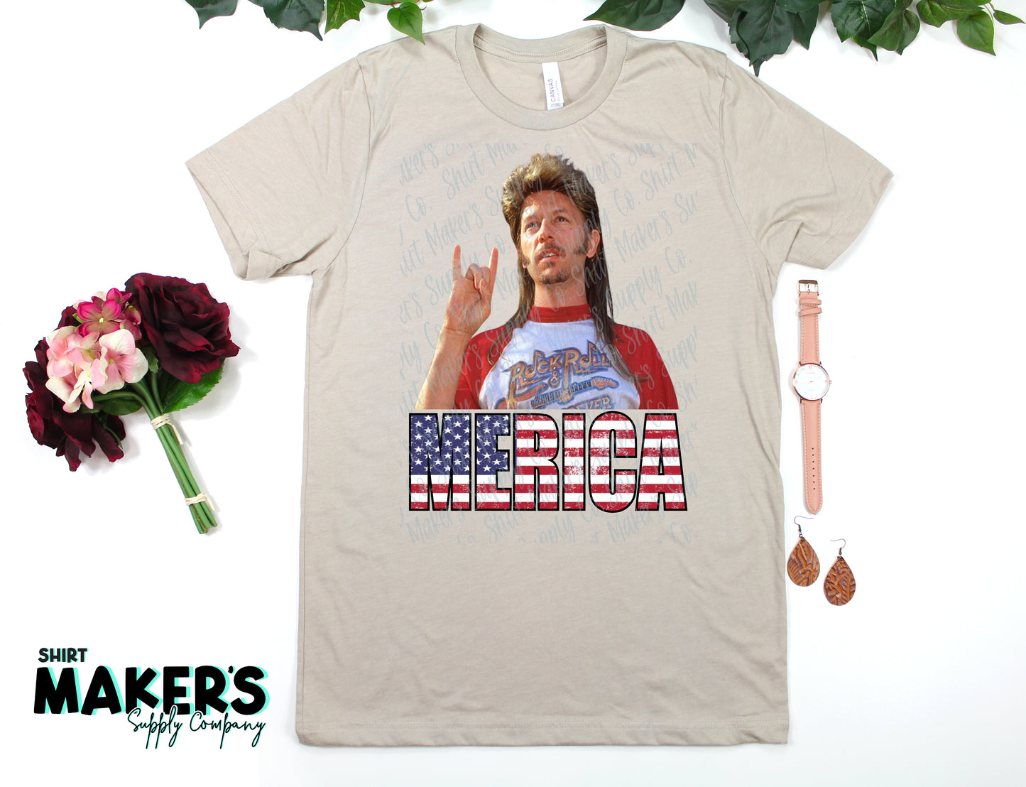 Joe America 4th of July Fireworks DTF or Sublimation Transfer