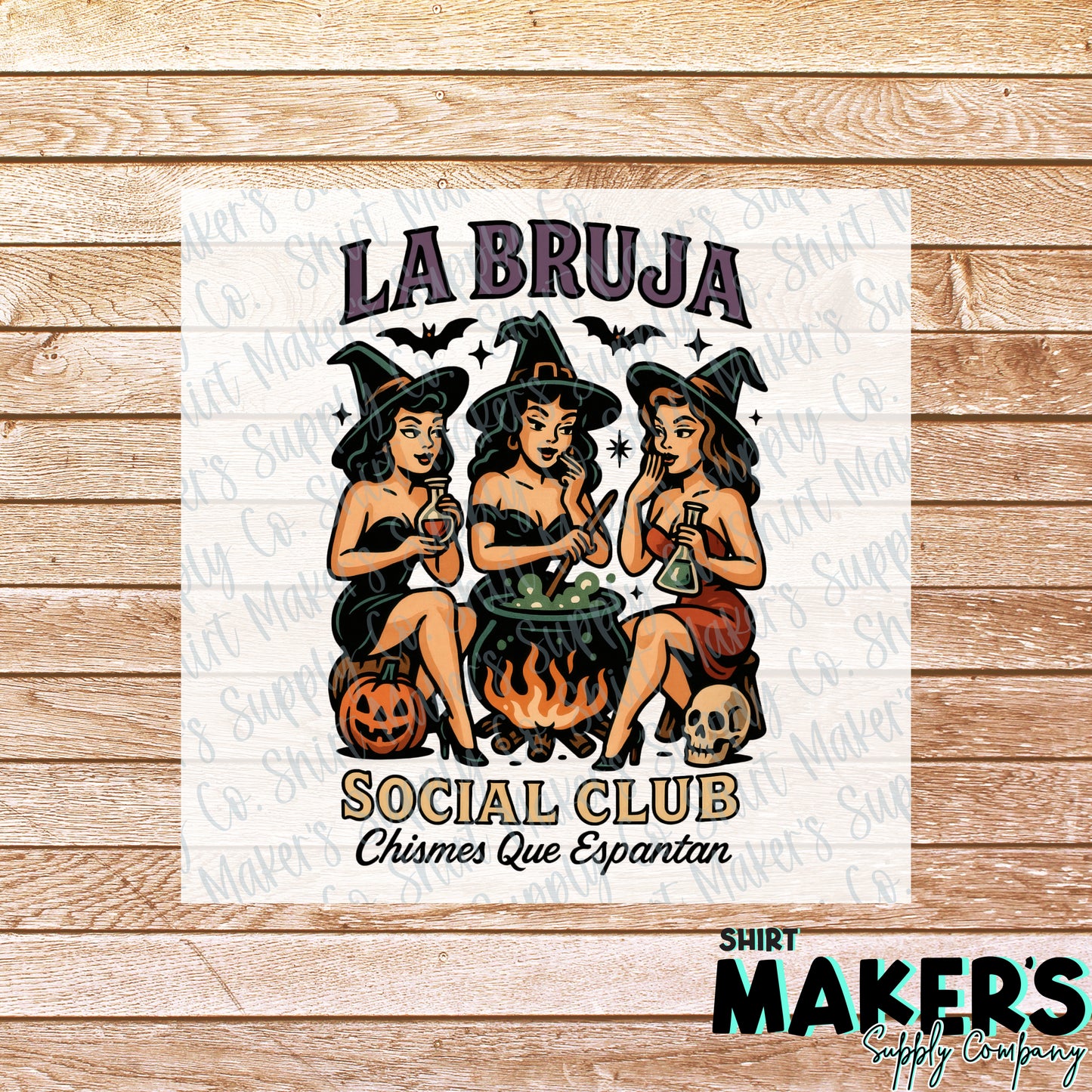 La Bruja Social Club #1 DTF or Sublimation Transfer