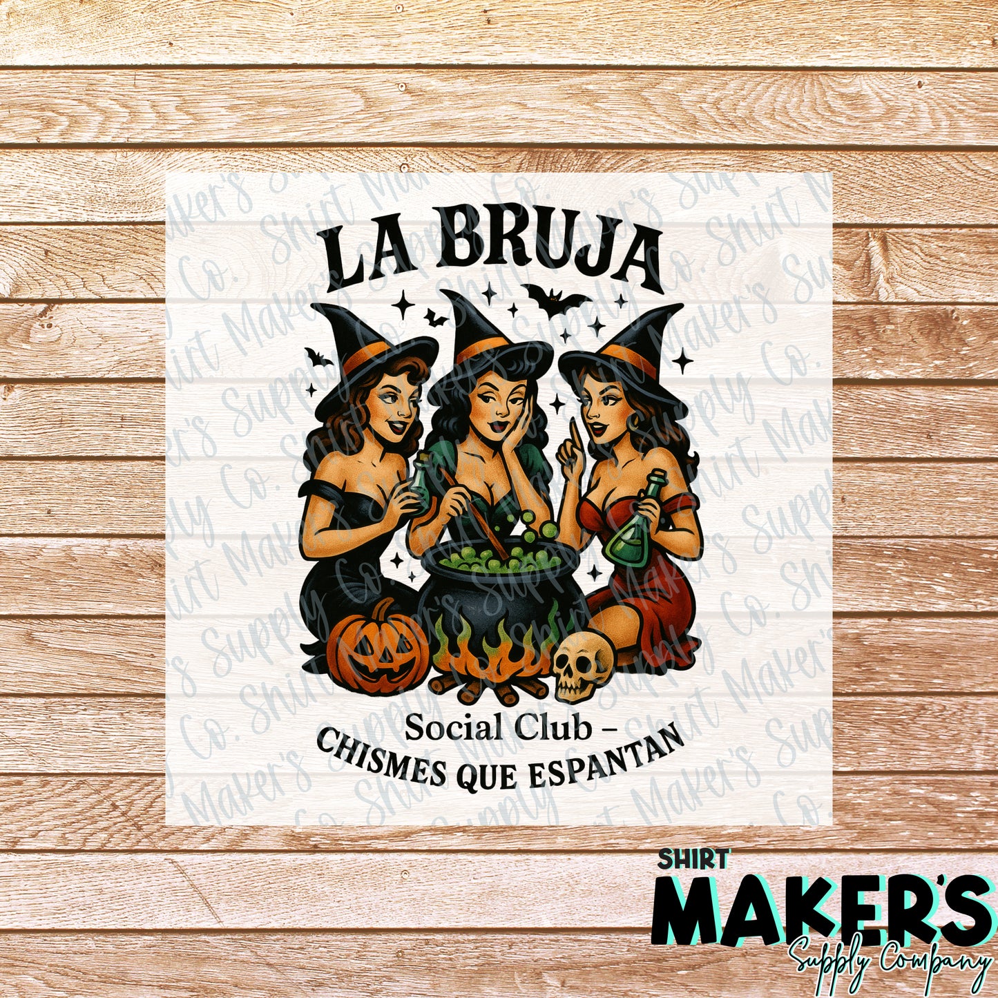 La Bruja Social Club #2 DTF or Sublimation Transfer