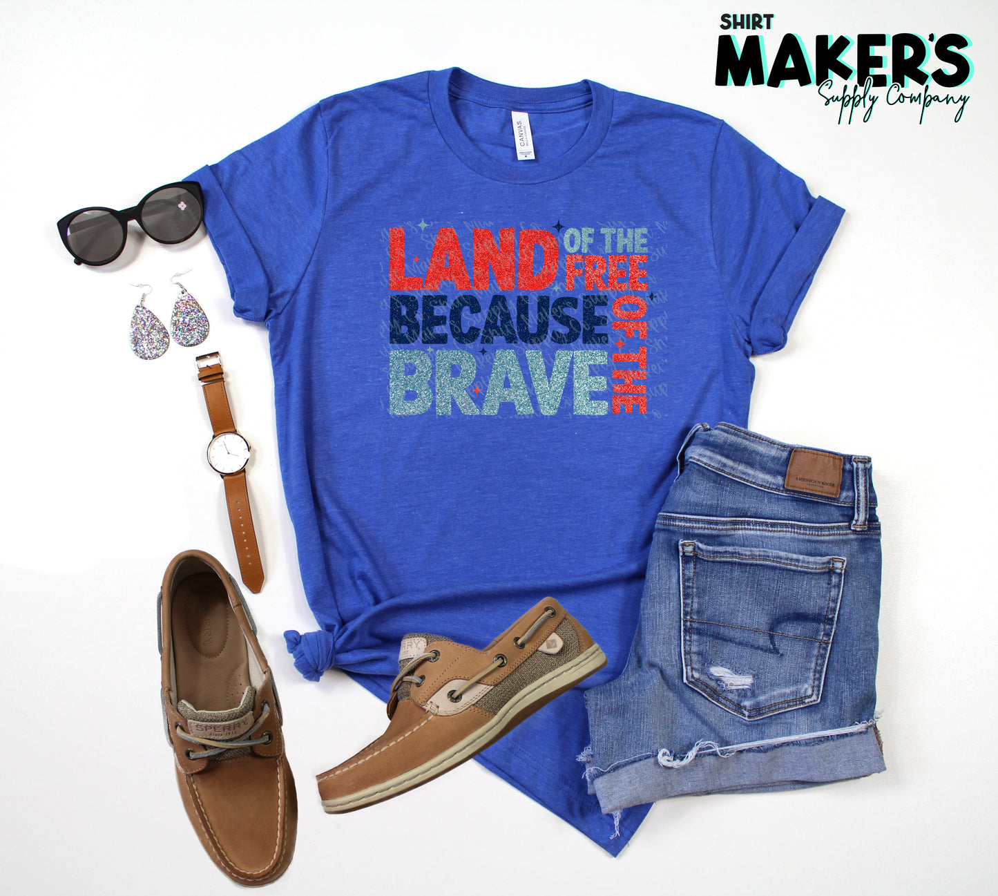 Land of the Free DTF or Sublimation Transfer