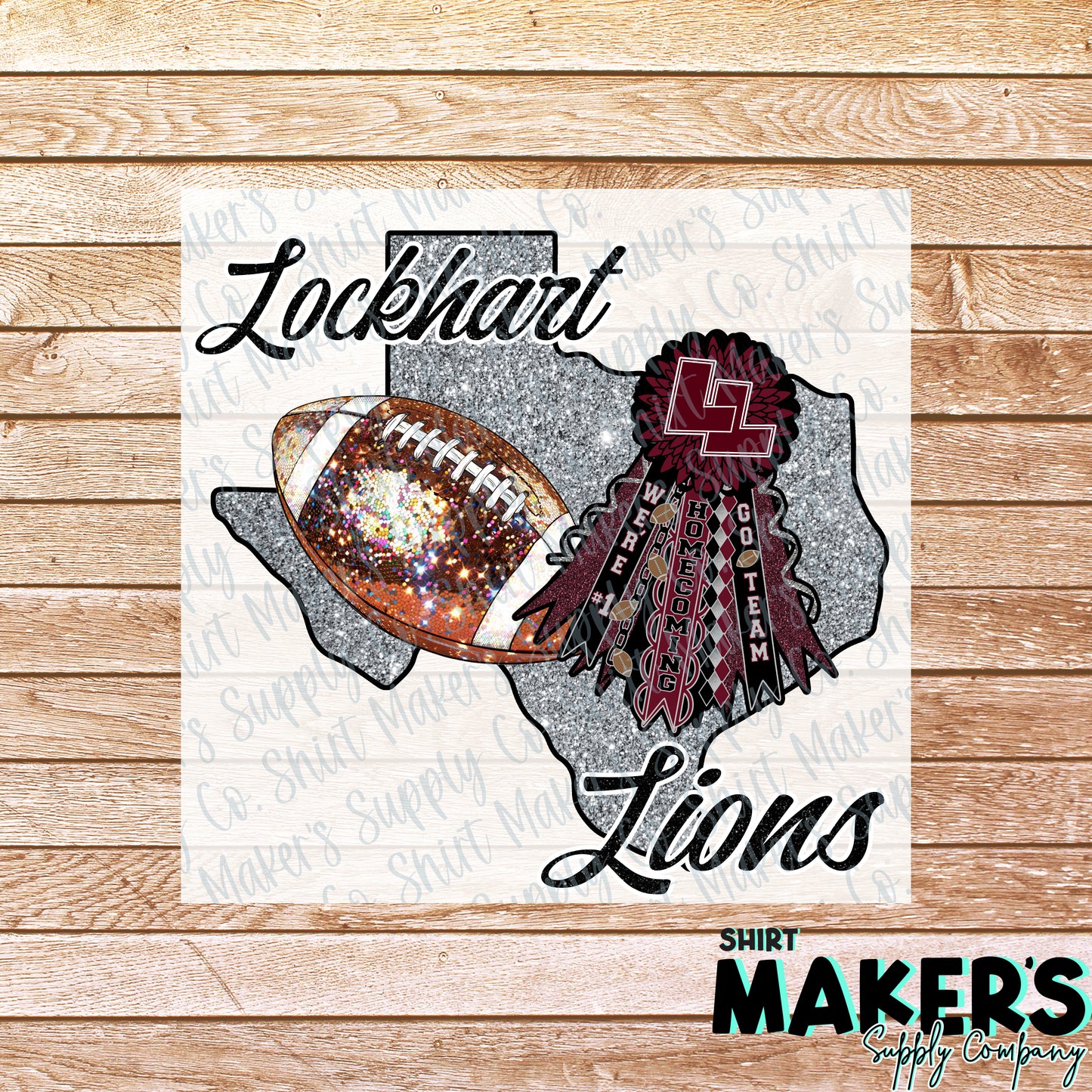 Lockhart Lions #2 Homecoming DTF or Sublimation Transfer