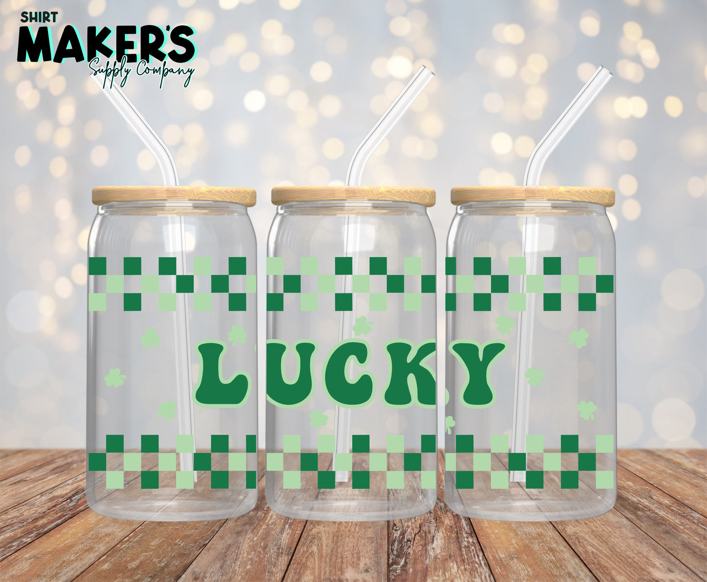 Lucky St. Patrick's Day 16 oz. or 40oz. Tumbler Wrap