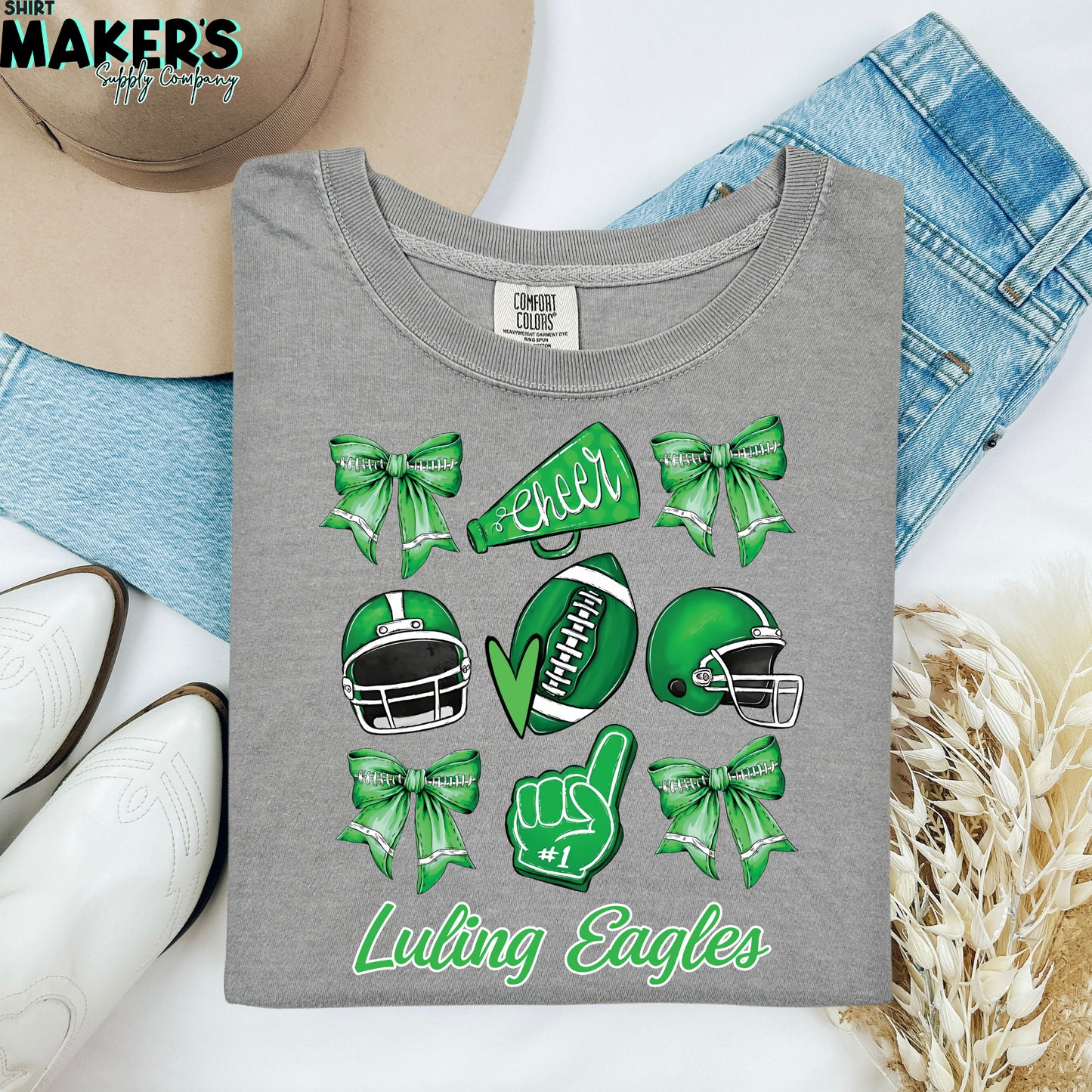 Luling Eagles DTF or Sublimation Transfer