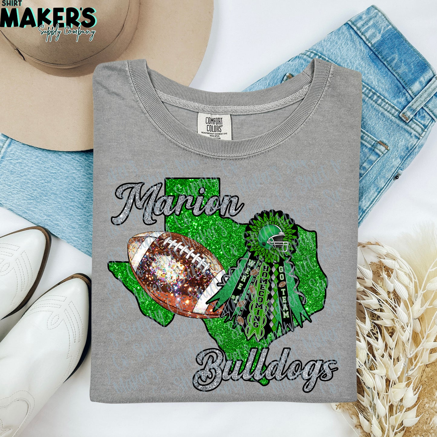 Marion Bulldogs Homecoming DTF or Sublimation Transfer
