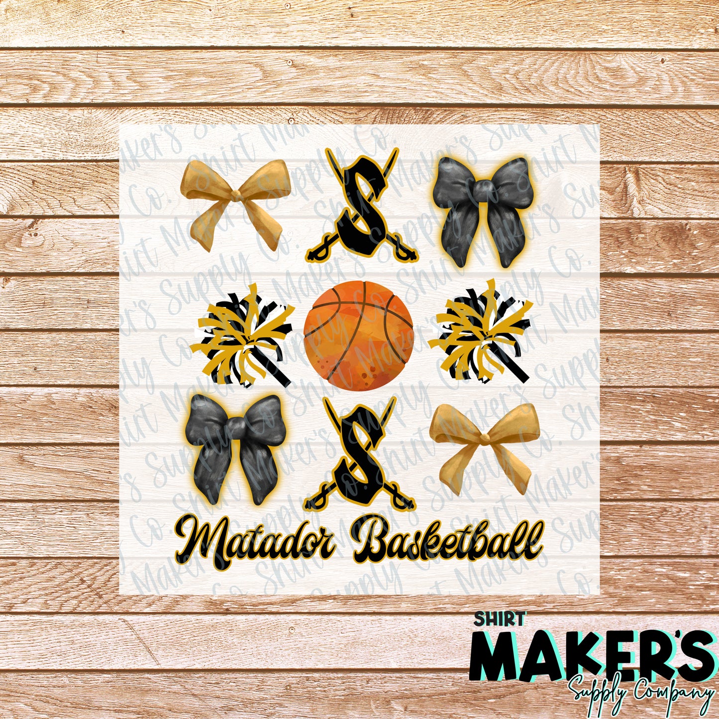Matador Basketball Coquette DTF or Sublimation Transfer
