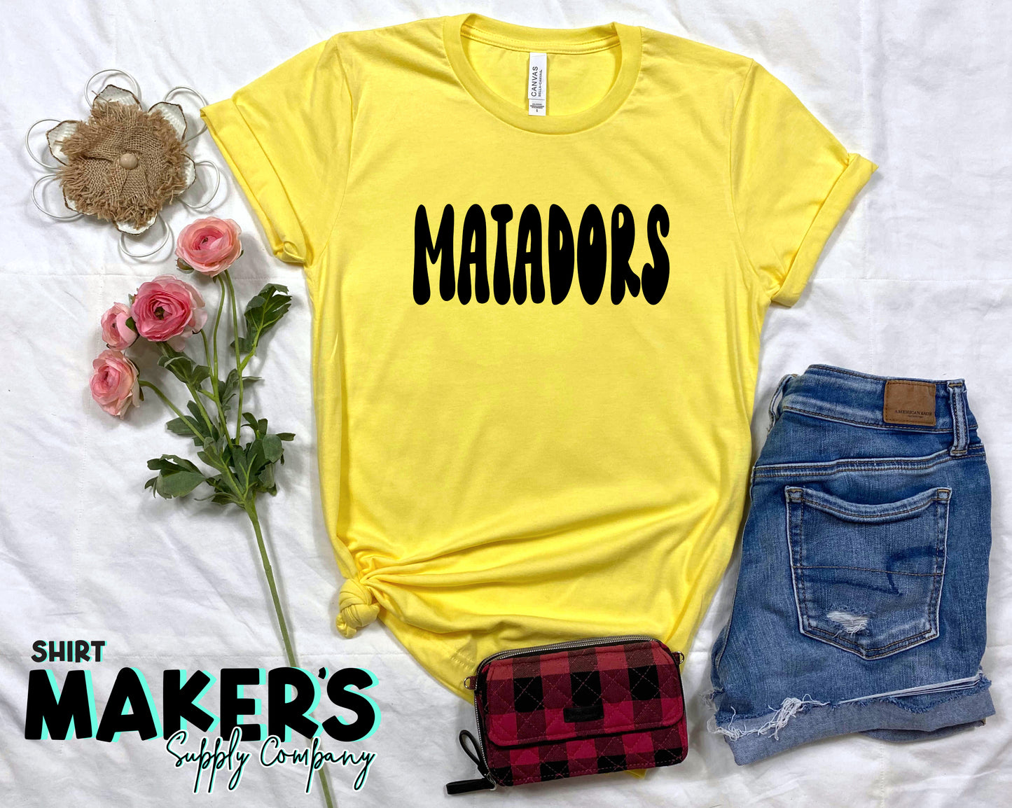 Black Matadors Puff Screen Print Transfer