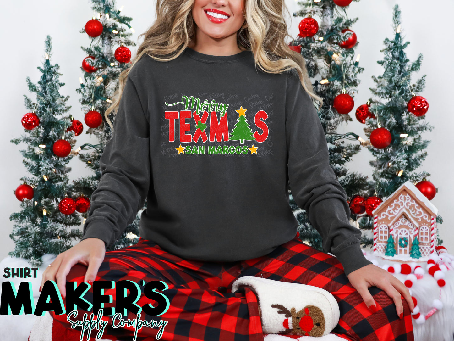 Merry Texmas San Marcos, Texas DTF or Sublimation Transfer