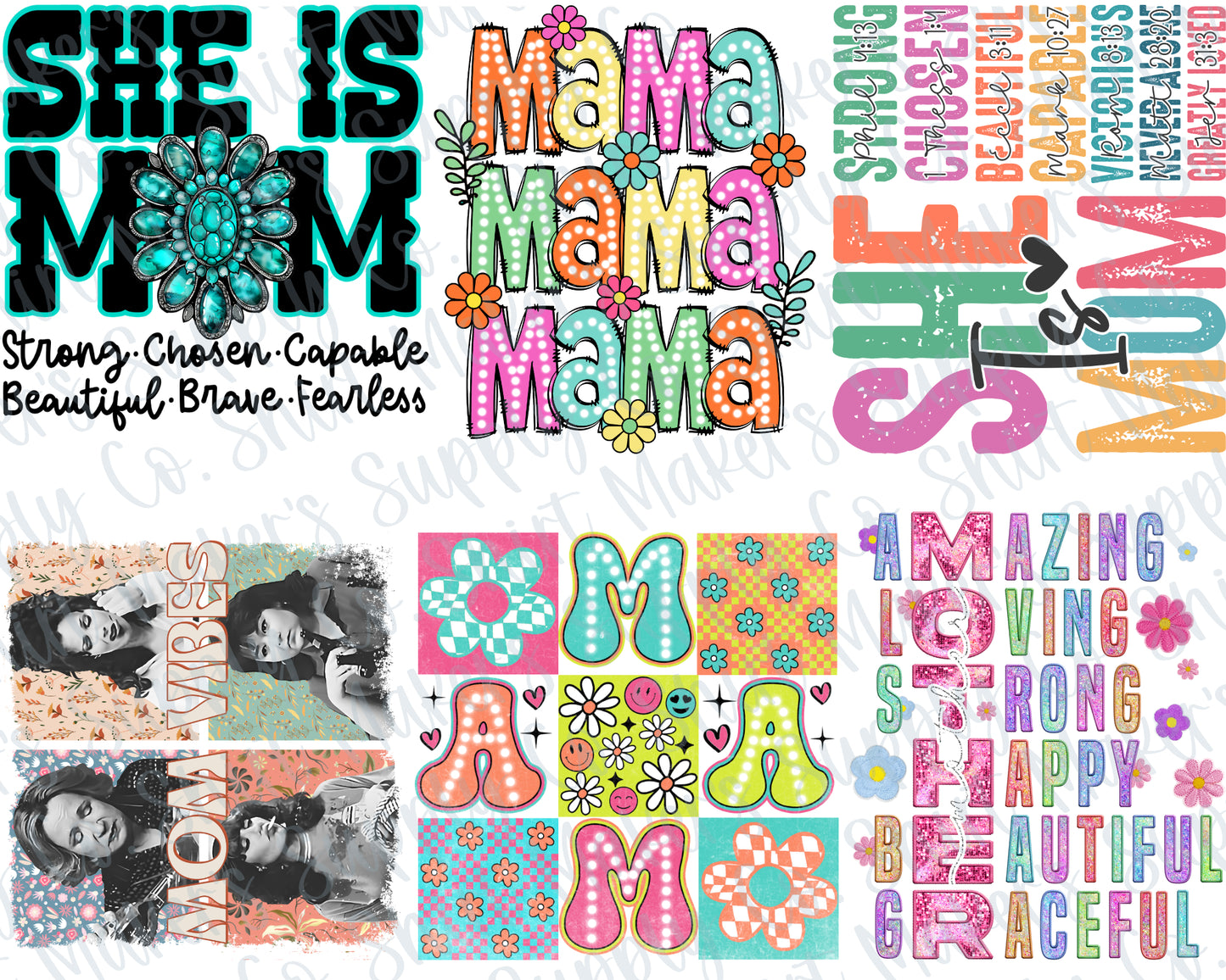 Mom Mother's Day DTF Gang Sheet