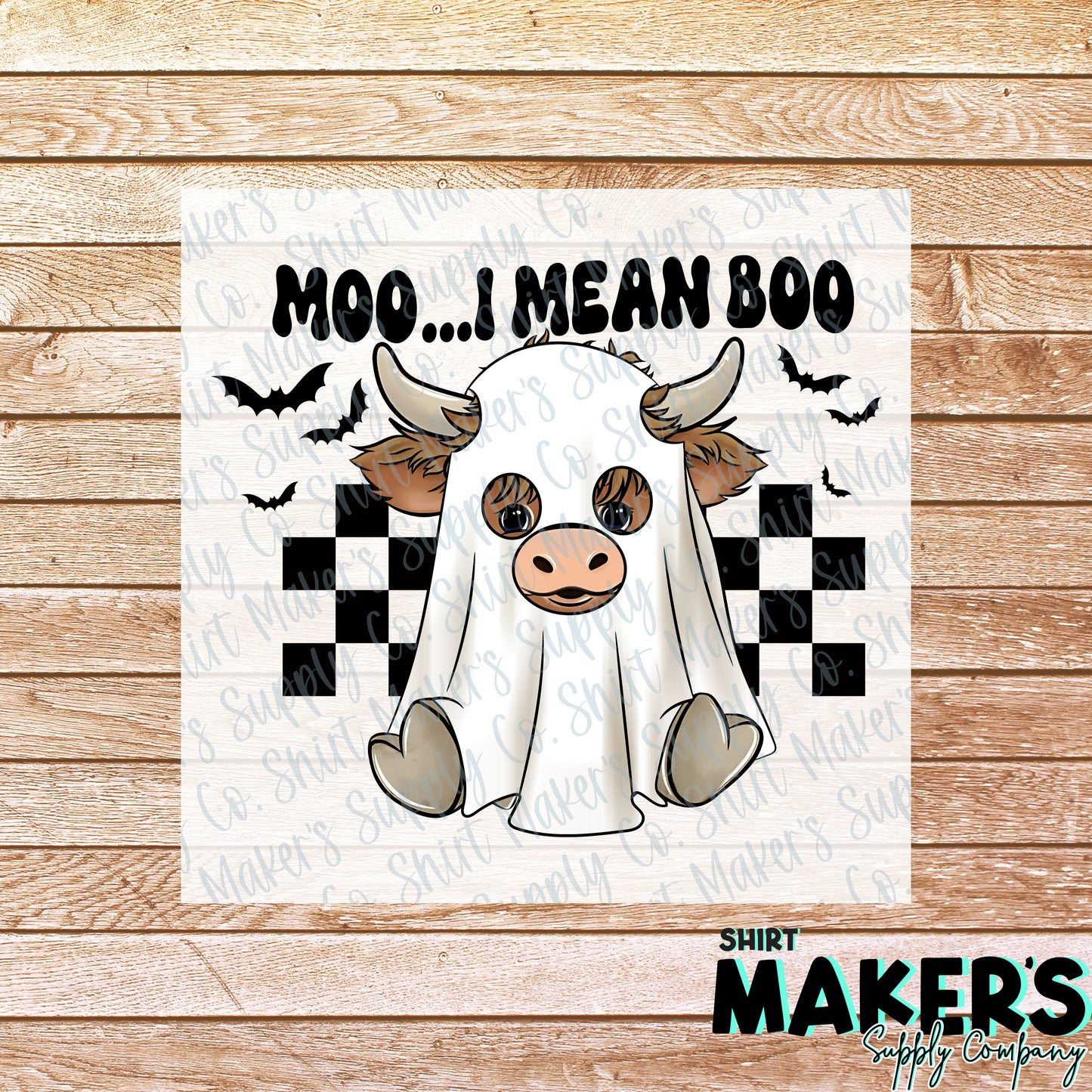Moo I Mean Boo DTF or Sublimation Transfer