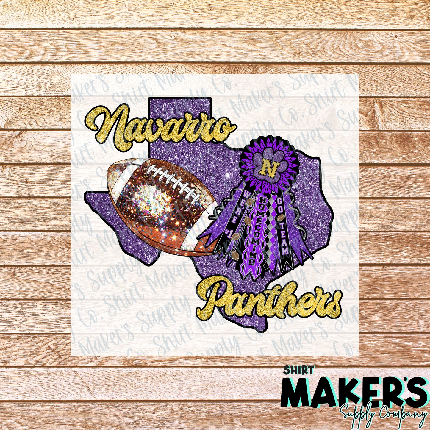 Navarro Panthers Homecoming DTF or Sublimation Transfer