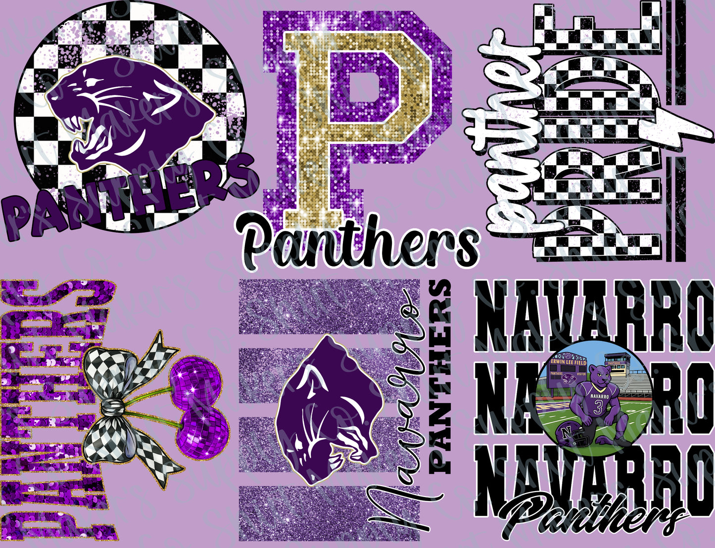 Navarro Panthers 2025 DTF Gang Sheet