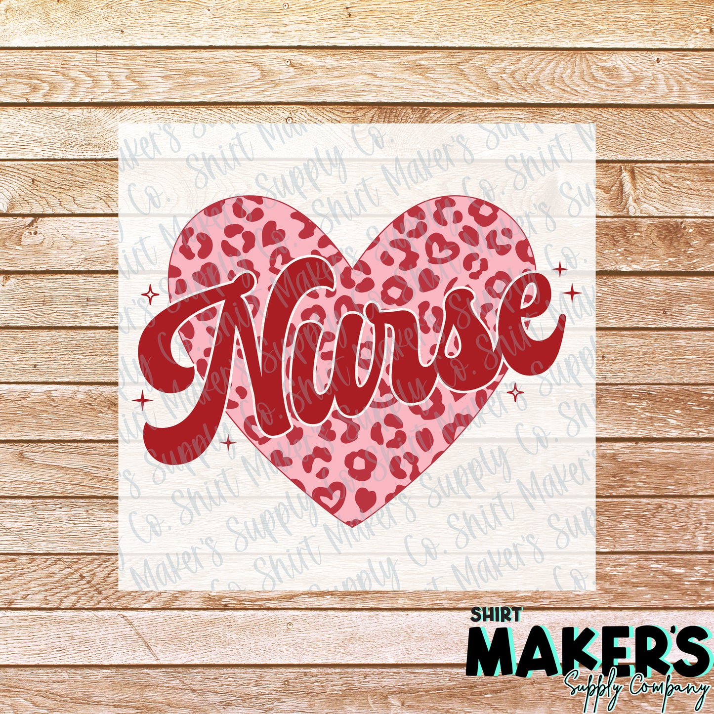 Nurse Heart Valentine's Day DTF or Sublimation Transfer
