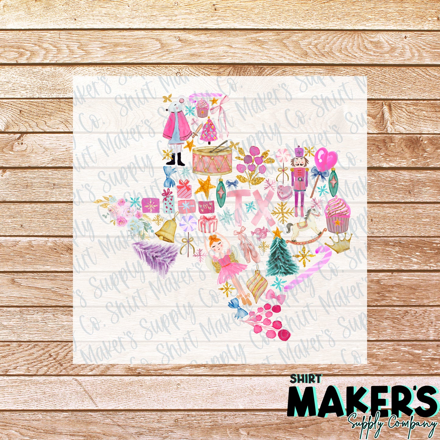 Nutcracker Texas DTF or Sublimation Transfer