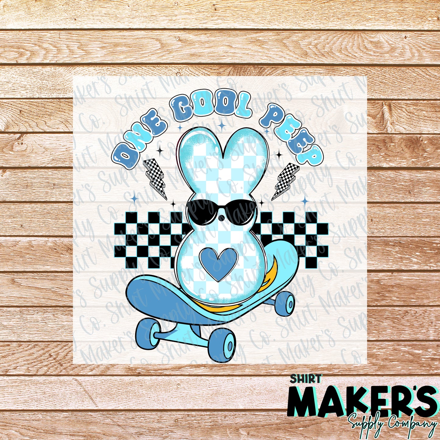 One Cool Peep Boys Easter DTF or Sublimation Transfer