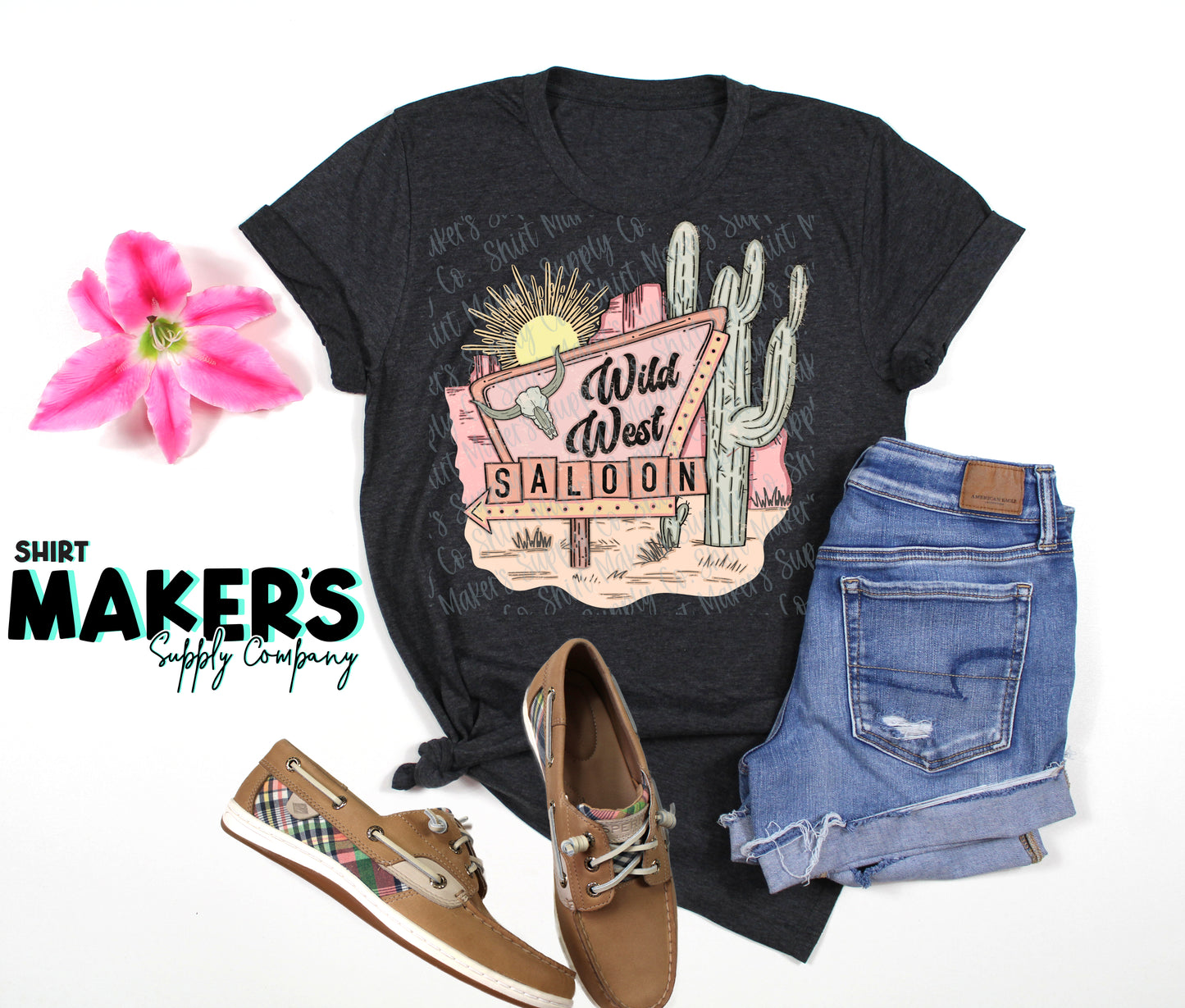 Wild West Saloon DTF or Sublimation Transfer