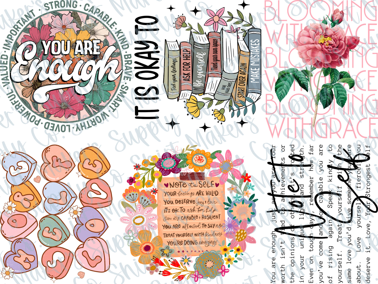 Self Love DTF Gang Sheet