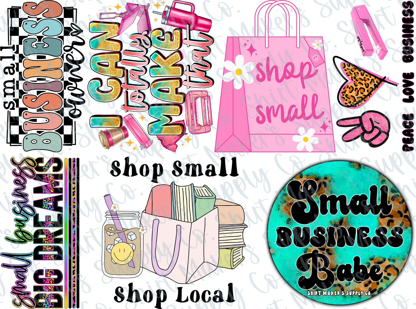 Small Business Babe DTF Gang Sheet