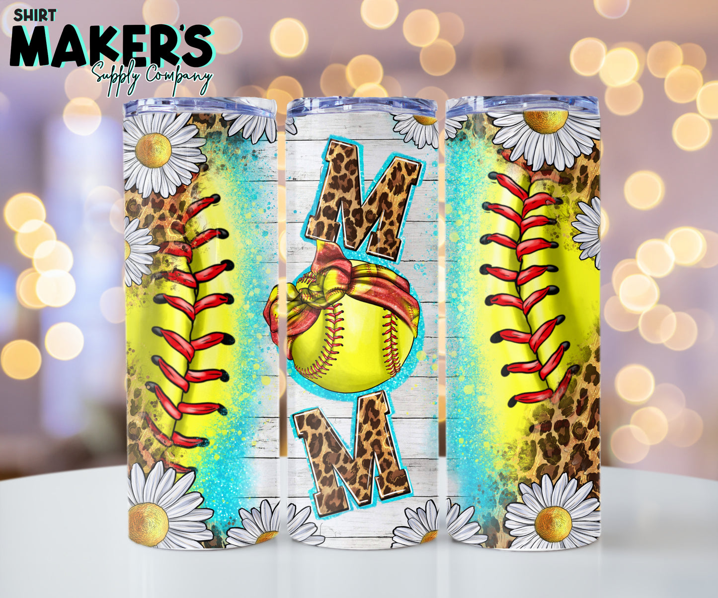 20oz. Softball Mom Tumbler Wrap