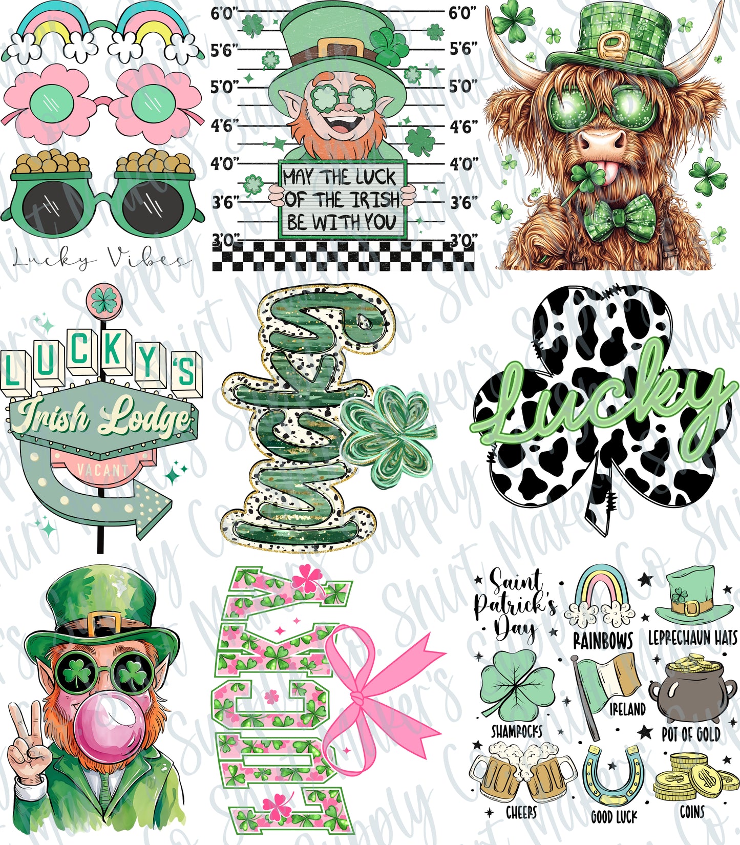 St. Patrick's Day #2 DTF Gang Sheet