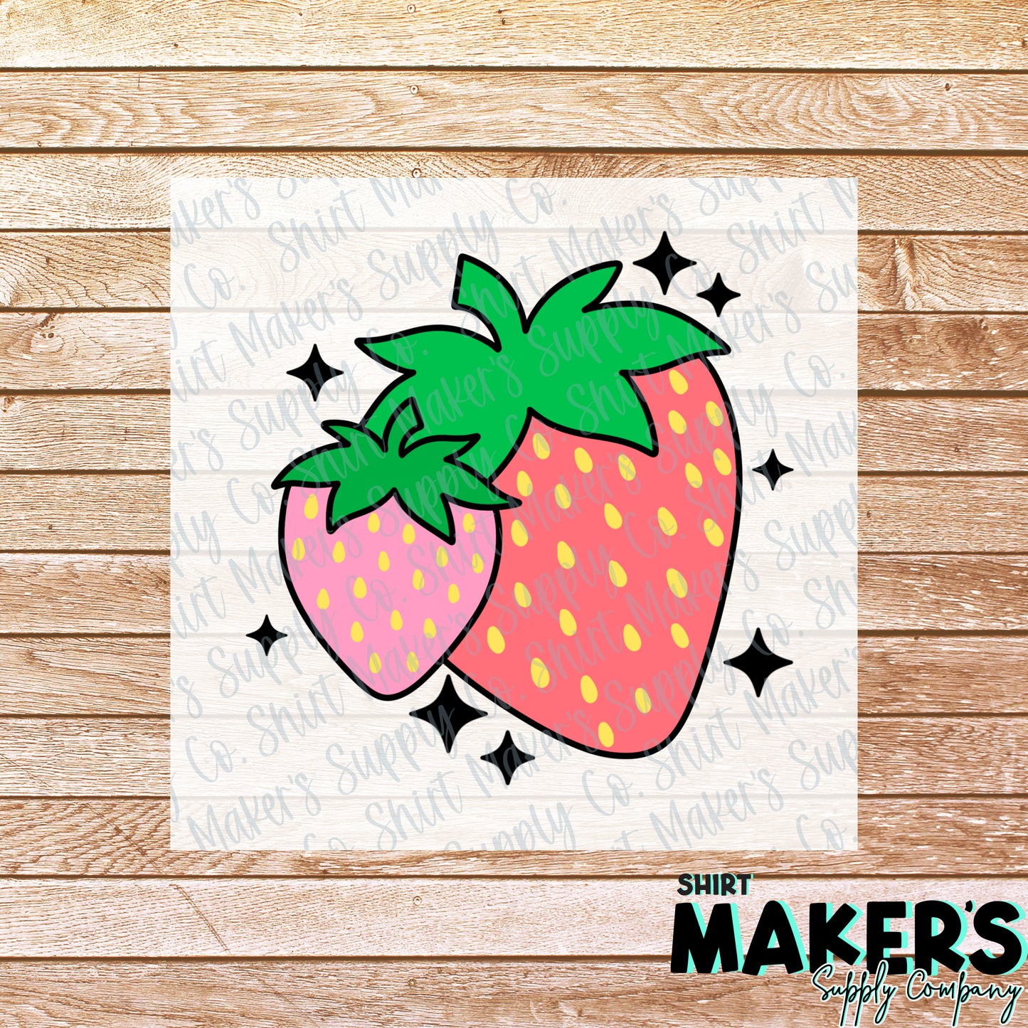 Strawberry DTF or Sublimation Transfer