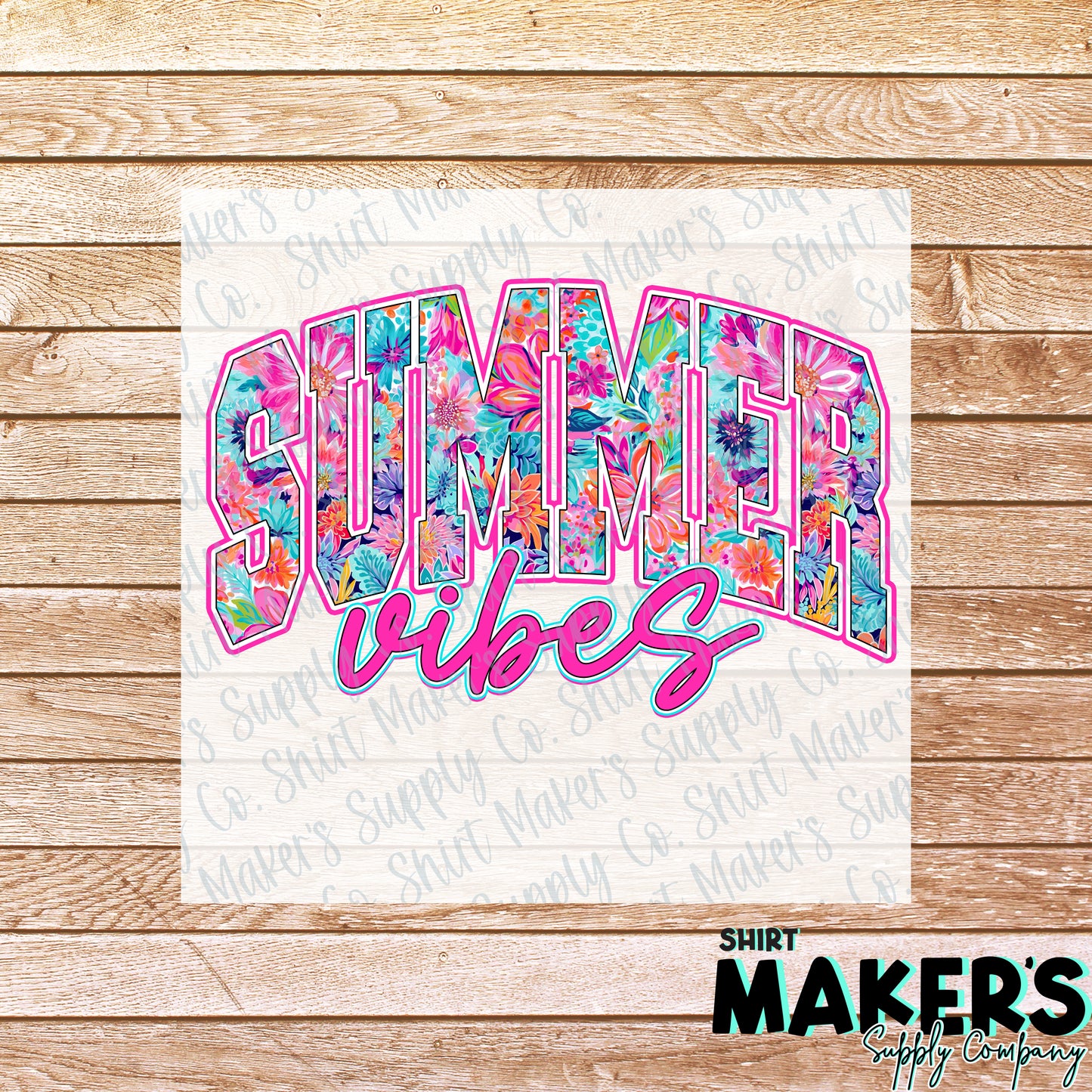 Summer Vibes DTF or Sublimation Transfer
