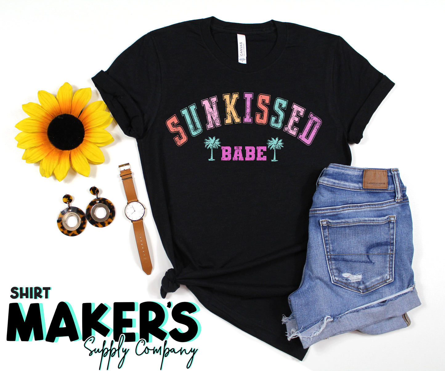 Sunkissed Babe Grunge DTF or Sublimation Transfer