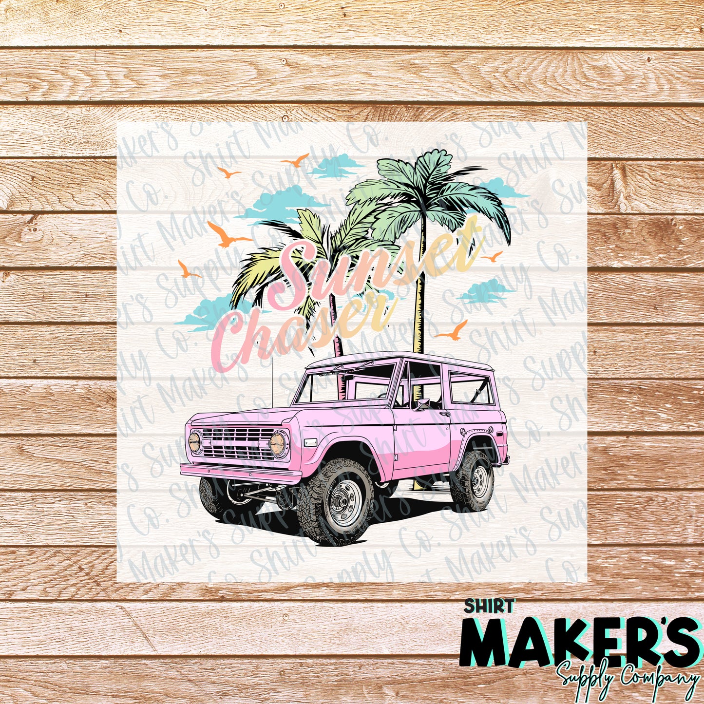 Sunset Chaser Summer DTF or Sublimation Transfer