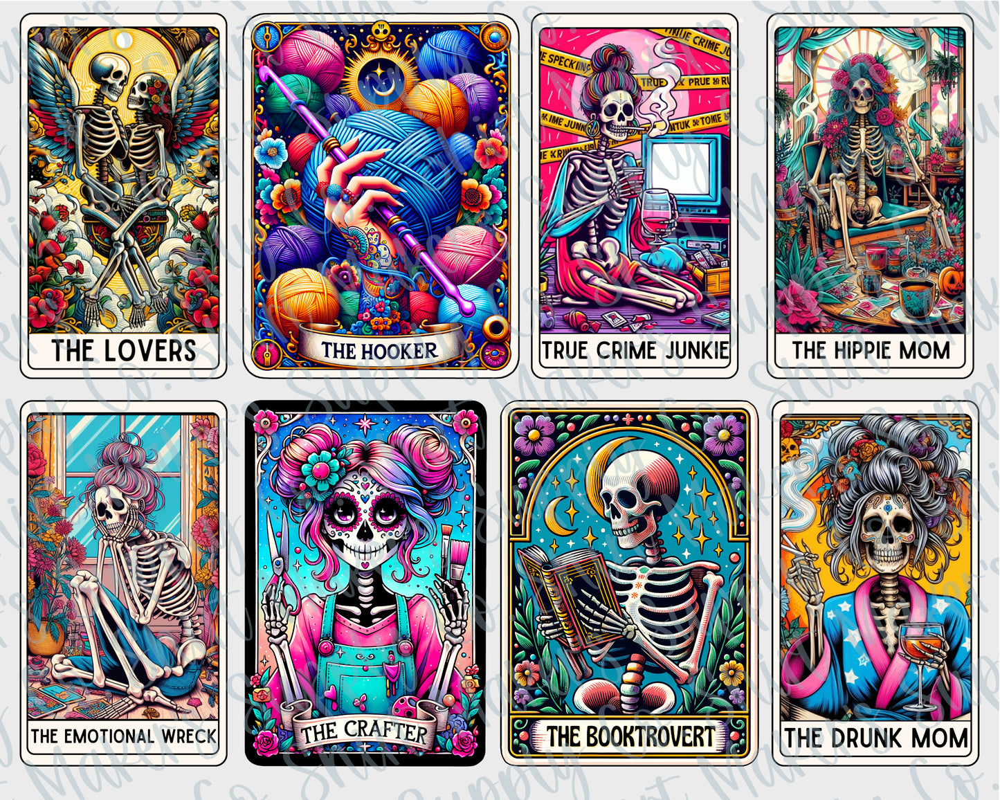 Tarot Cards #1 DTF Gang Sheet