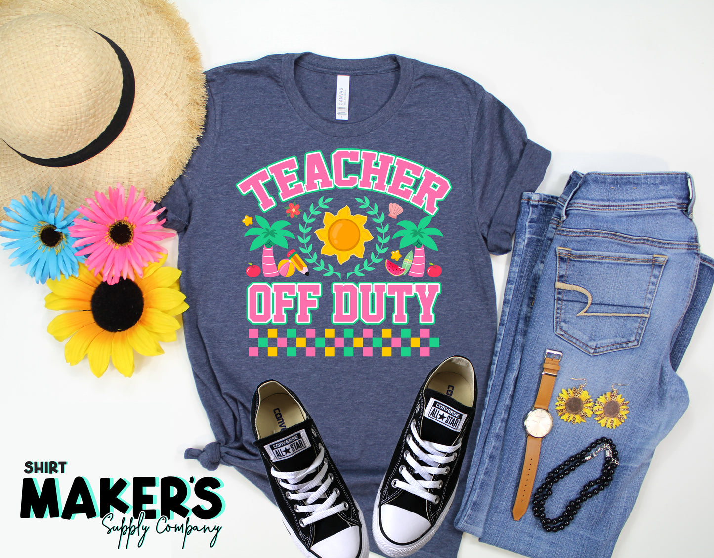 Teacher Off Duty DTF or Sublimation Transfer