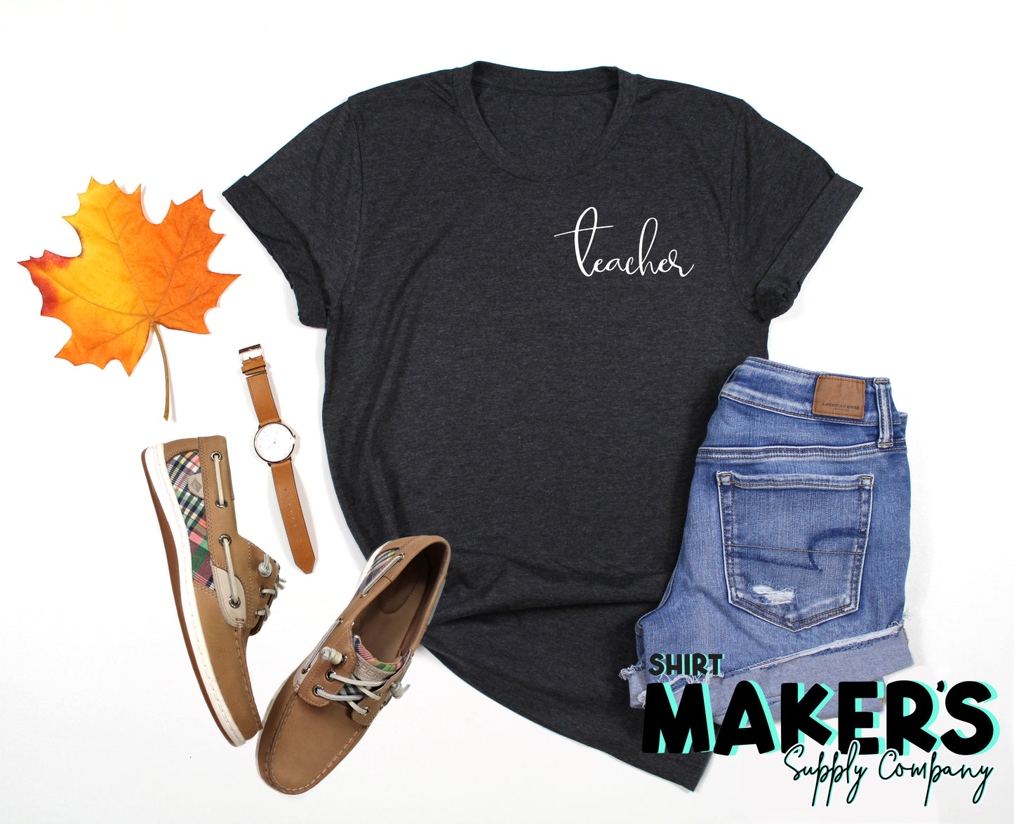 Teacher Pocket Sized Screen Print Transfer