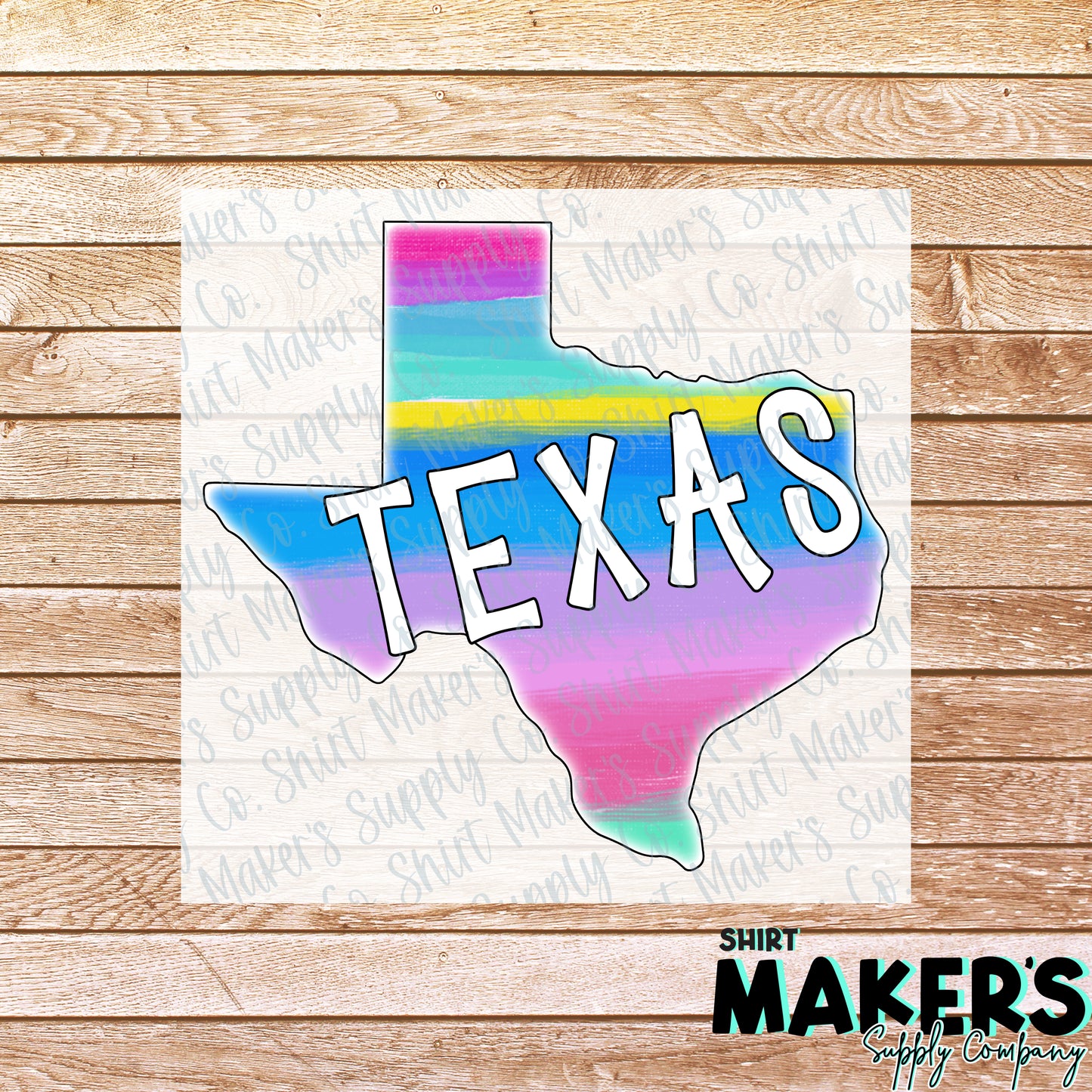 Texas Landscape Block SMSC Exclusive DTF or Sublimation Transfer