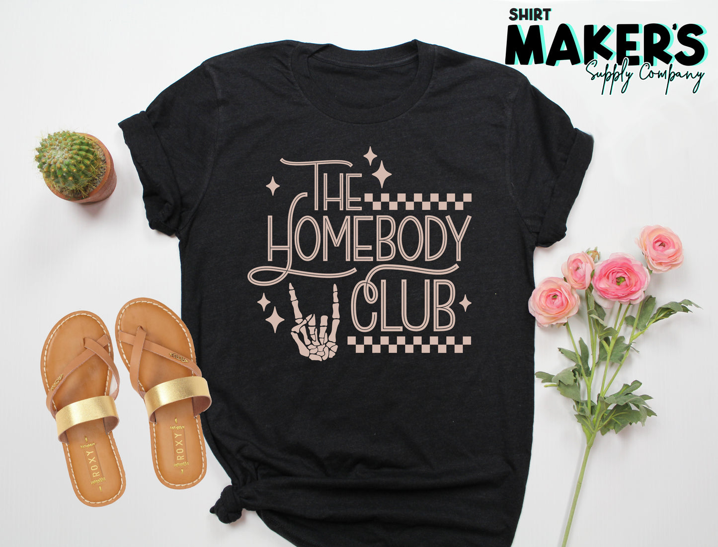 The Homebody Club Screen Print Transfer