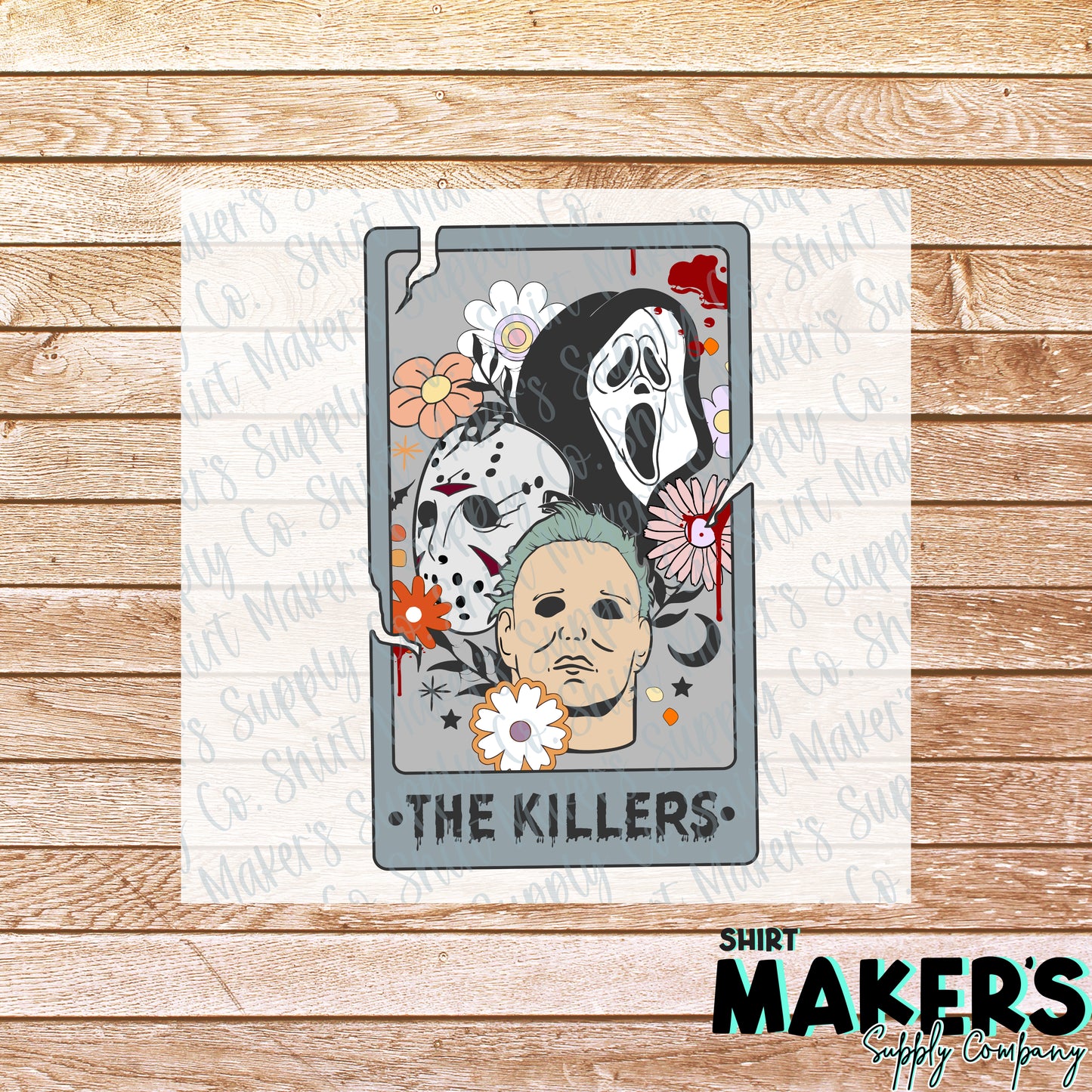 The Killers Tarot Card DTF or Sublimation Transfer