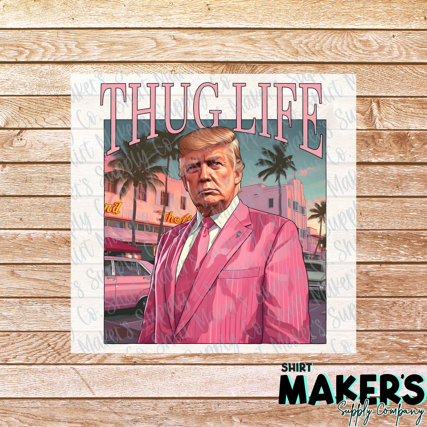 Thug Life DTF or Sublimation Transfer