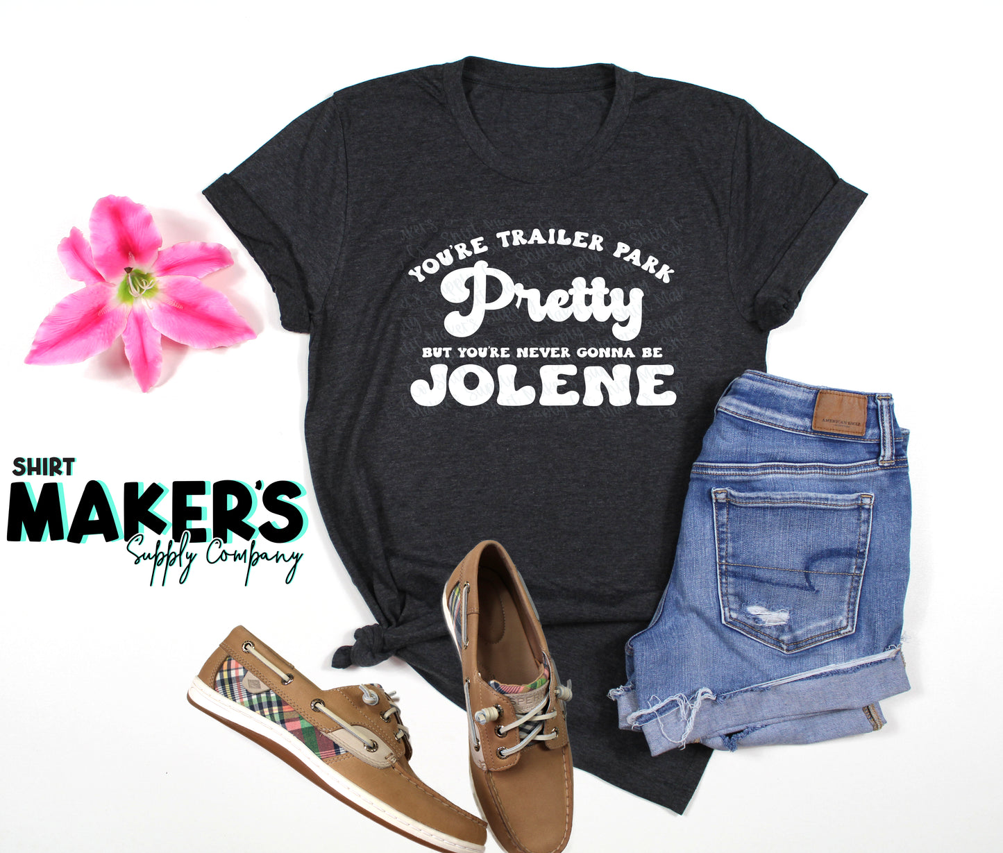 Trailer Park Pretty Jolene Screen Print Transfer