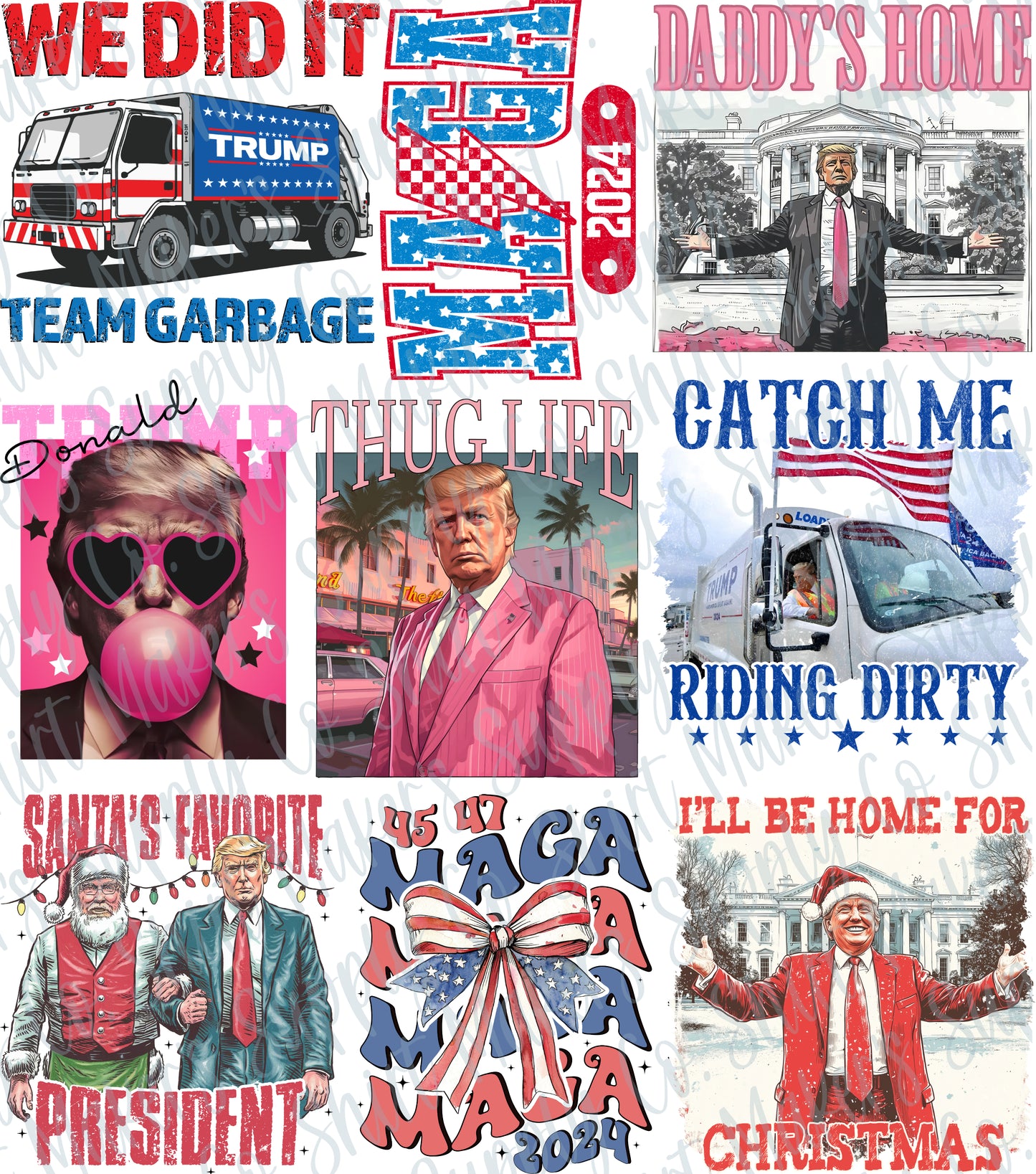 Trump Victory 2024 DTF Gang Sheet