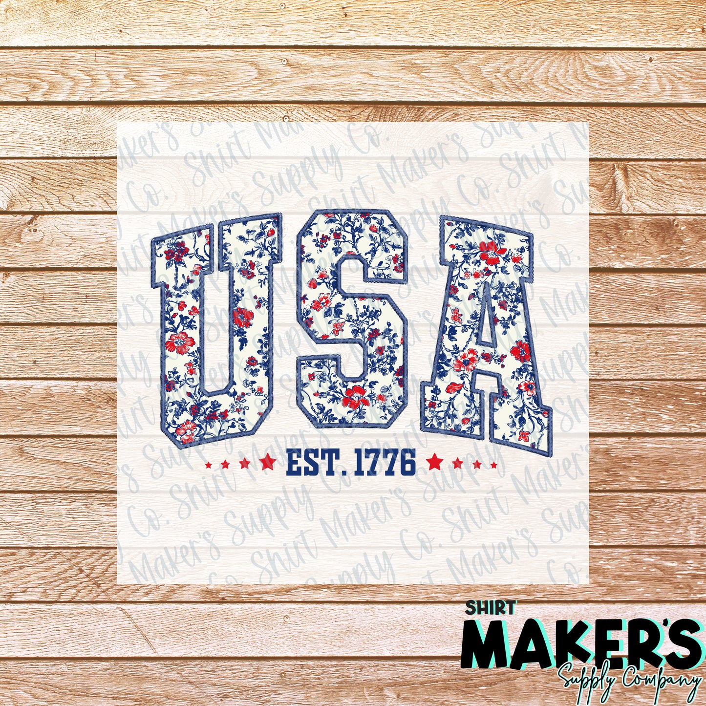 USA 1776 DTF or Sublimation Transfer