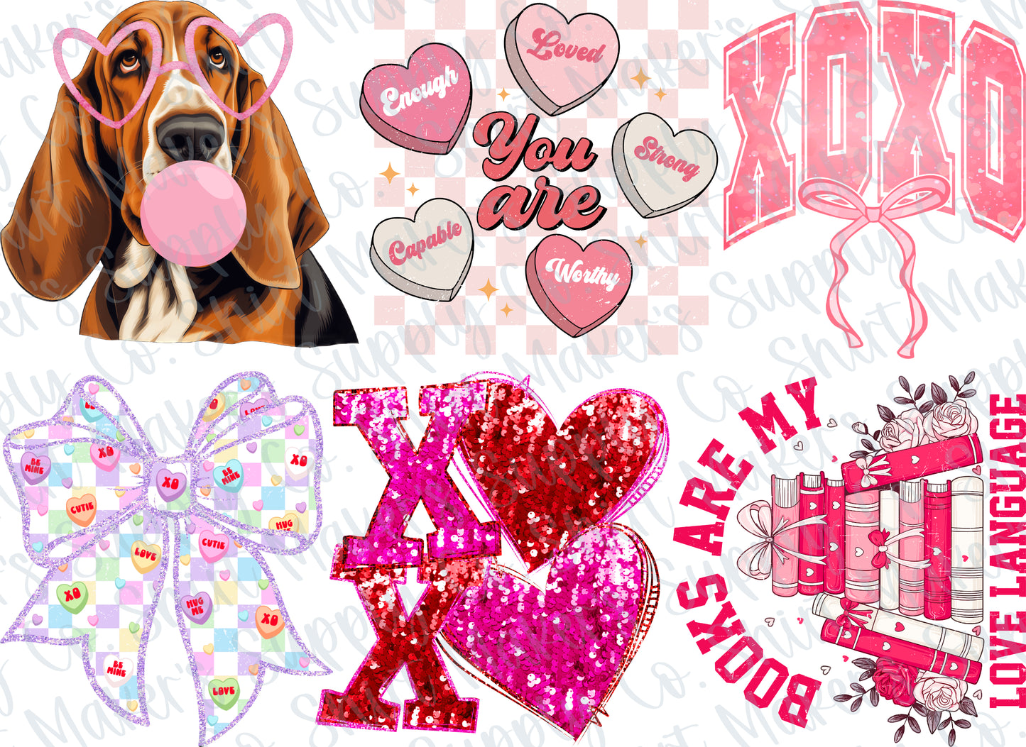 Valentine's Day #1 DTF Gang Sheet