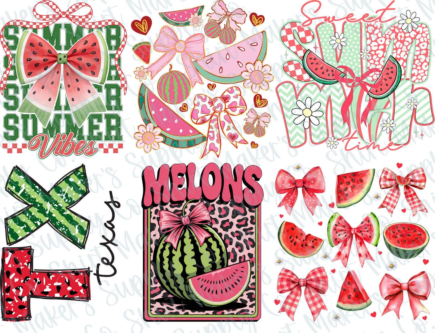 Watermelon Summer DTF Gang Sheet