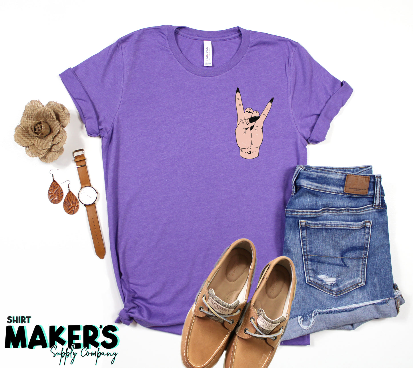 Witch Hand Pocket Screen Print Transfer